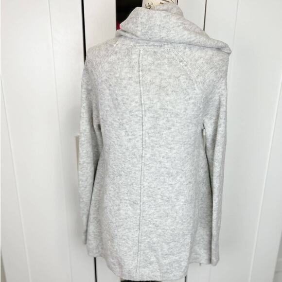 Anthropologie Ruby Moon Gray Alpaca Blend Cowl Neck Sweater Pullover Size Small - Picture 3 of 7